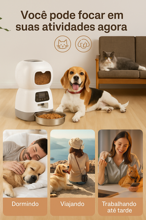 Alimentador Automático Pet Wi-Fi 3.5L | Fonte de Água Fresca