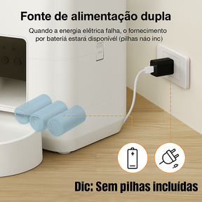 Alimentador Automático Pet Wi-Fi 3,5L com App e Timer