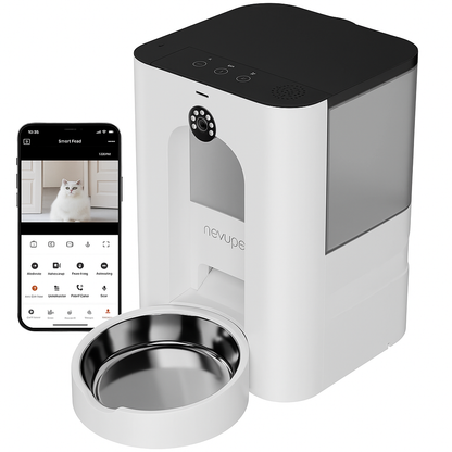 Alimentador Inteligente Newpet 4L com Câmera e APP – Bivolt