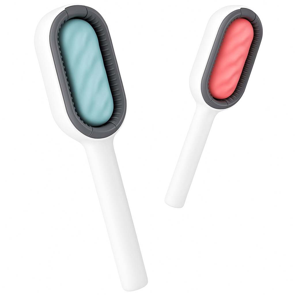 Escova Portátil para Gatos e Cachorros – Remove Pelos e Nós