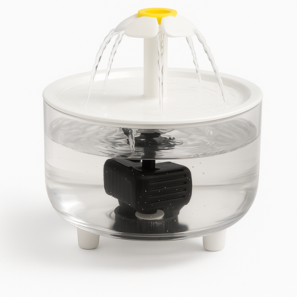 Fonte de Água Elétrica Silenciosa 1L para Cães e Gatos - Filtragem Eficiente