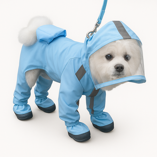 Capa Impermeável com Cobertura Completa p/ Pets