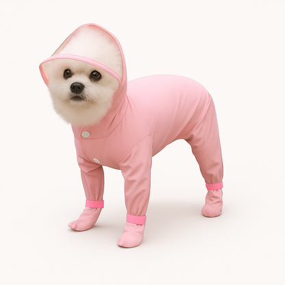 Capa Impermeável com Cobertura Completa p/ Pets