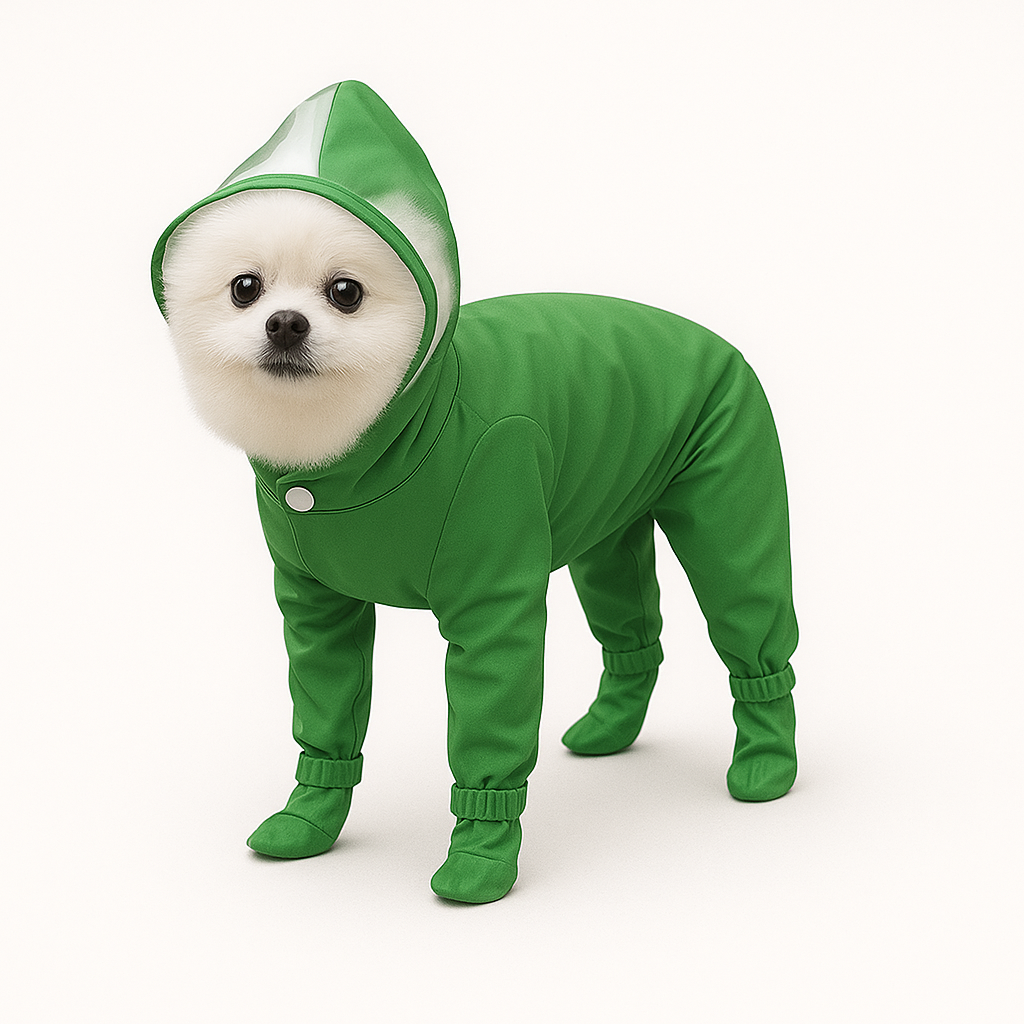 Capa Impermeável com Cobertura Completa p/ Pets