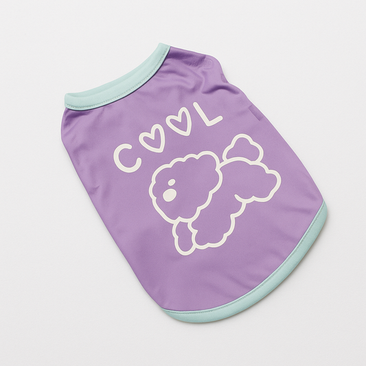 Colete Fresco p/ Cães – Sem Mangas e Proteção Solar UV