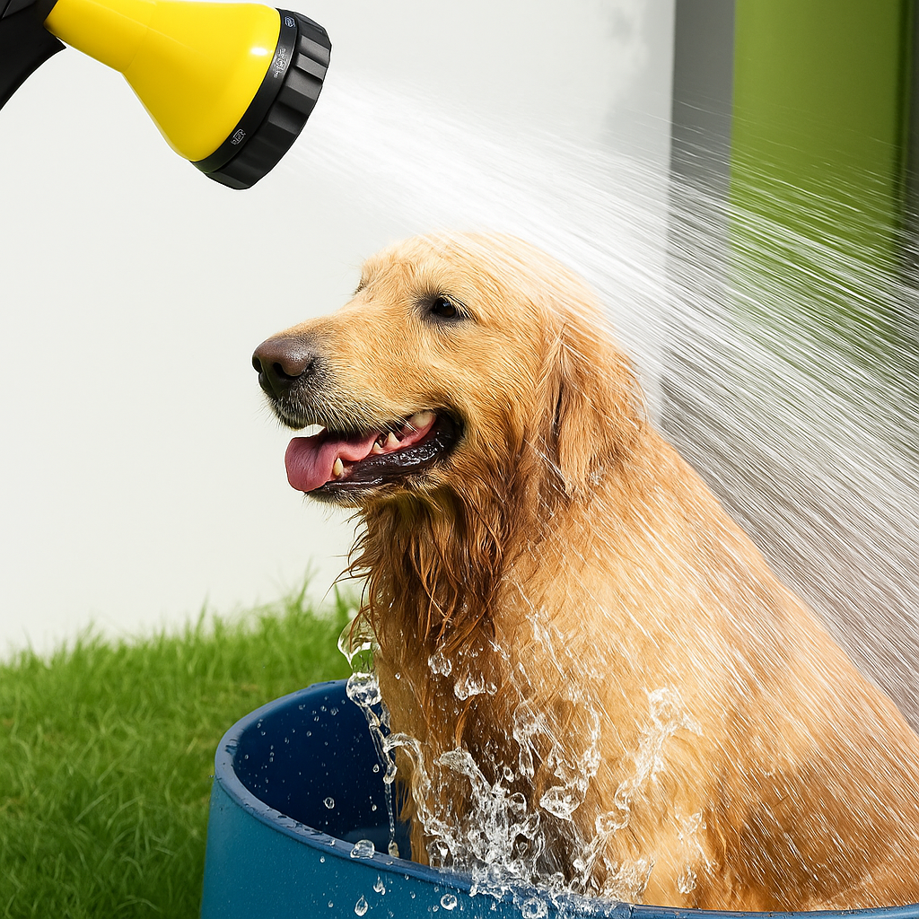 Ducha para Banho Pet - Jato Pressurizado e Conexão Fácil