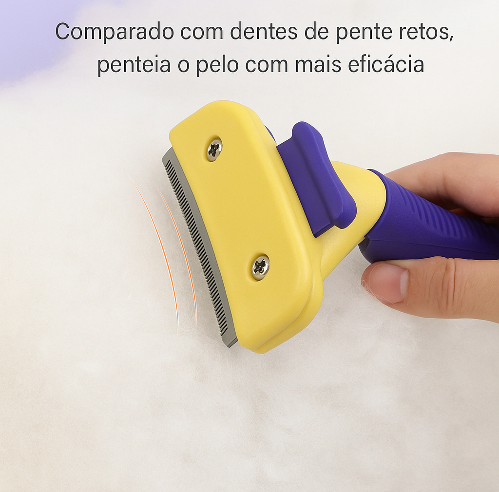 Pente Removedor de Pelos Pet – Desembaraça e Alivia