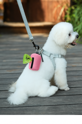 Chaveiro Porta Saquinhos Descartáveis para Cães com Dispensador Portátil e Seguro