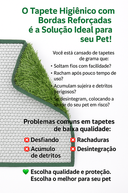 Tapete Gramado Reutilizável para Cães – Higiene e Treinamento