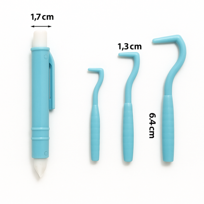 Kit 4 Ferramentas Removedoras de Pulgas e Carrapatos PET