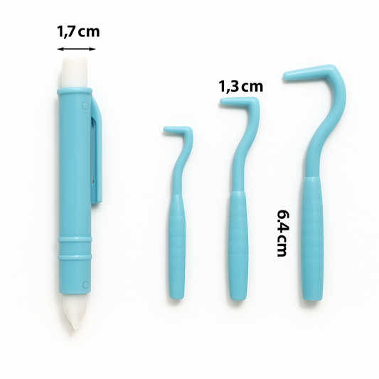 Kit 4 Ferramentas Removedoras de Pulgas e Carrapatos PET