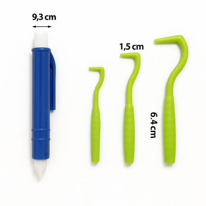 Kit 4 Ferramentas Removedoras de Pulgas e Carrapatos PET