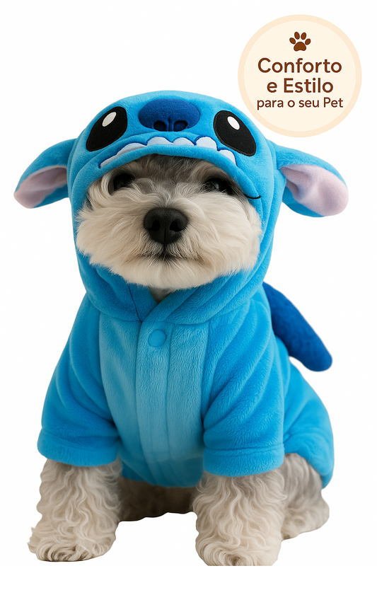 Roupas Pet Stitch Outono/Inverno | Macio, Confortável e Estiloso