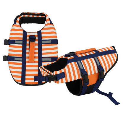 Colete de Natação para Cachorros – Flutuante, Reflexivo e Seguro