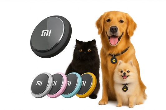 Mini Rastreador GPS Pet Xiaomi com Alerta e Bluetooth