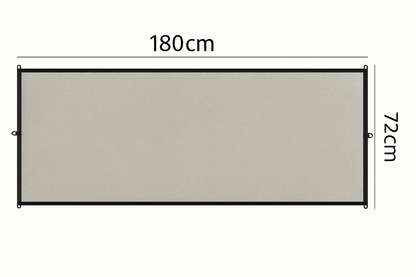 Barreira para Cães Dobrável com Rede Respirável e Ganchos – Porta de Segurança para Pets