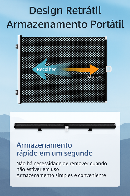 Cerca de Segurança Retrátil para Pets – Portas e Escadas