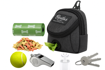 Bolsa de Petiscos Portátil para Cães - Cintura e Treino