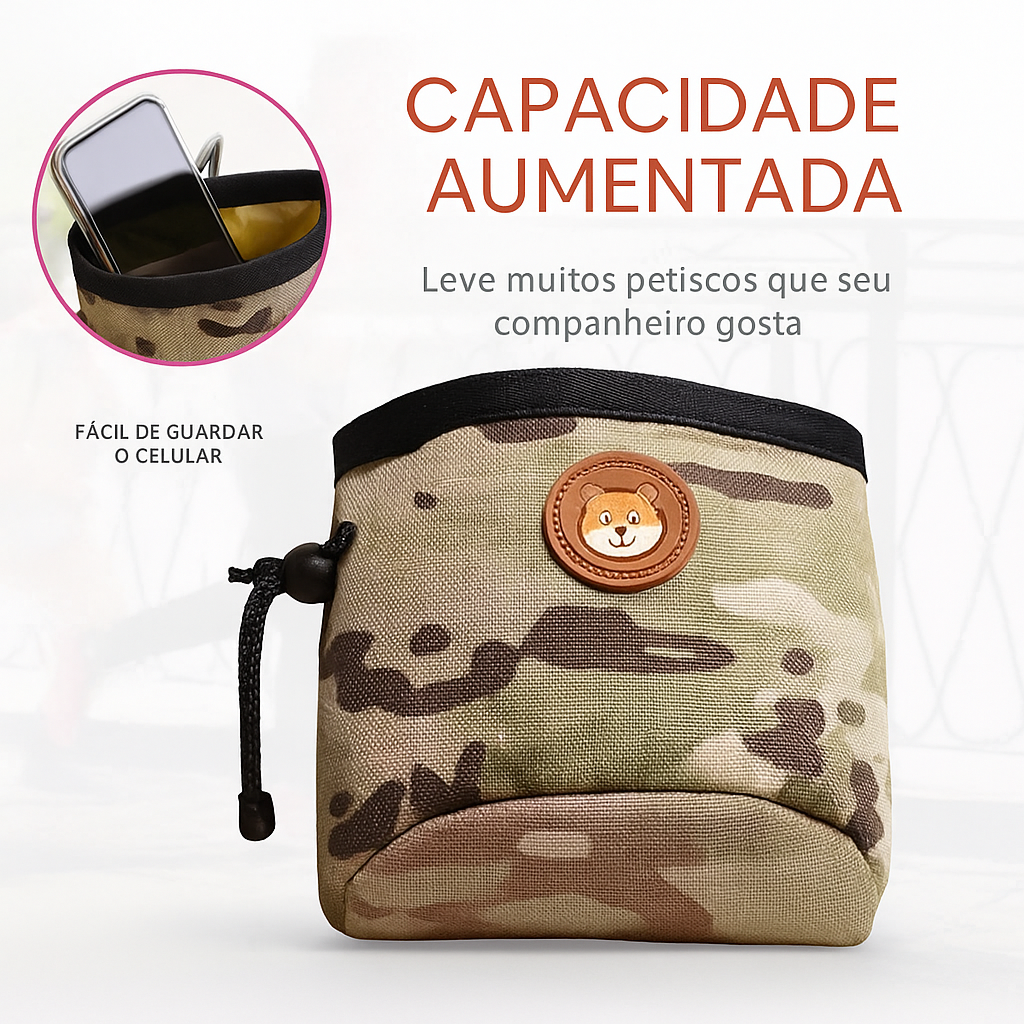 Bolsa Pet para Treinamento com Cinto – Petiscos e Passeio