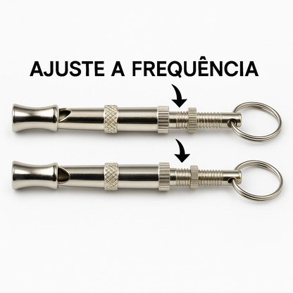 Apito Antilatido para Cães | Treinamento Suave e Eficaz