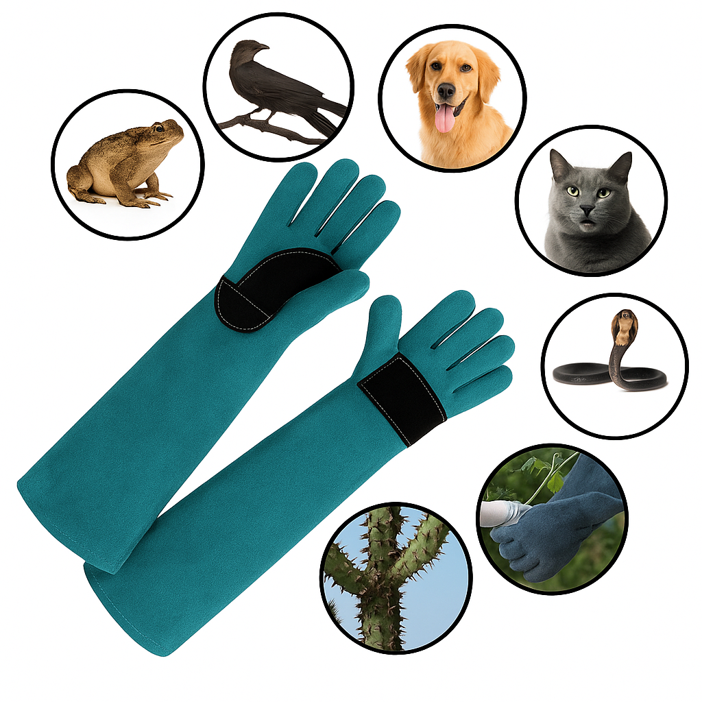 Luvas Antimordida e Arranhão para Pets – Manuseio Seguro e Durável