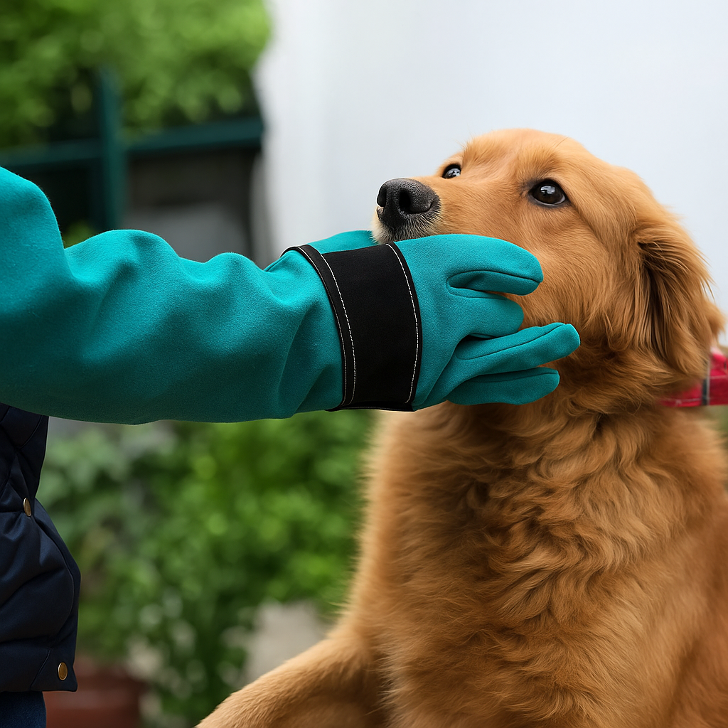 Luvas Antimordida e Arranhão para Pets – Manuseio Seguro e Durável