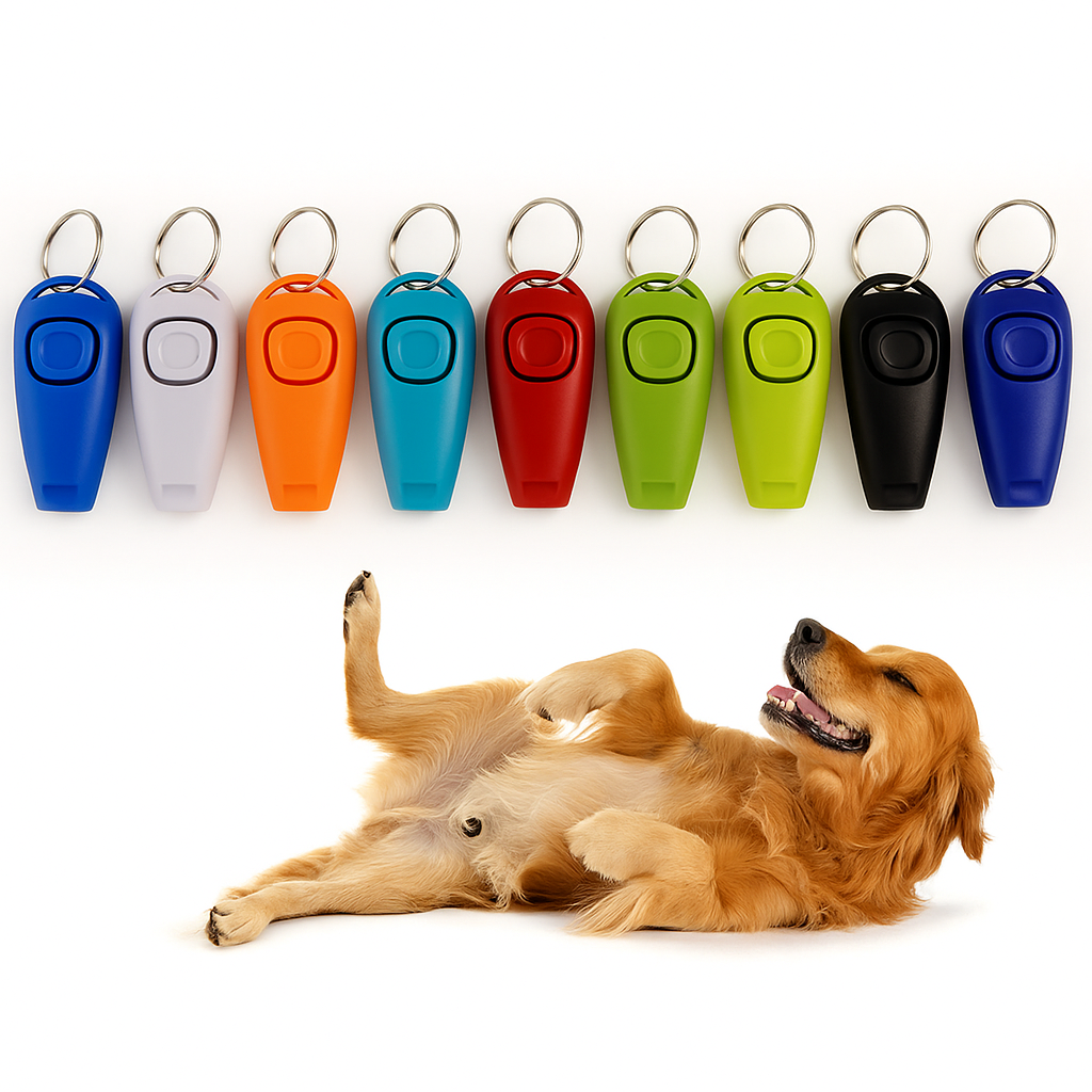 Clicker e Apito 2 em 1 para Treinamento de Cães