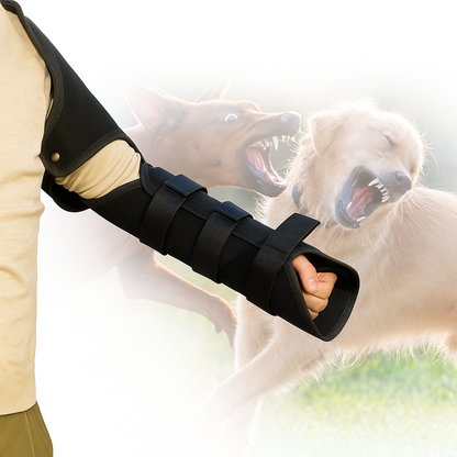 Manga de Treinamento Canino Antimordida em Couro Resistente