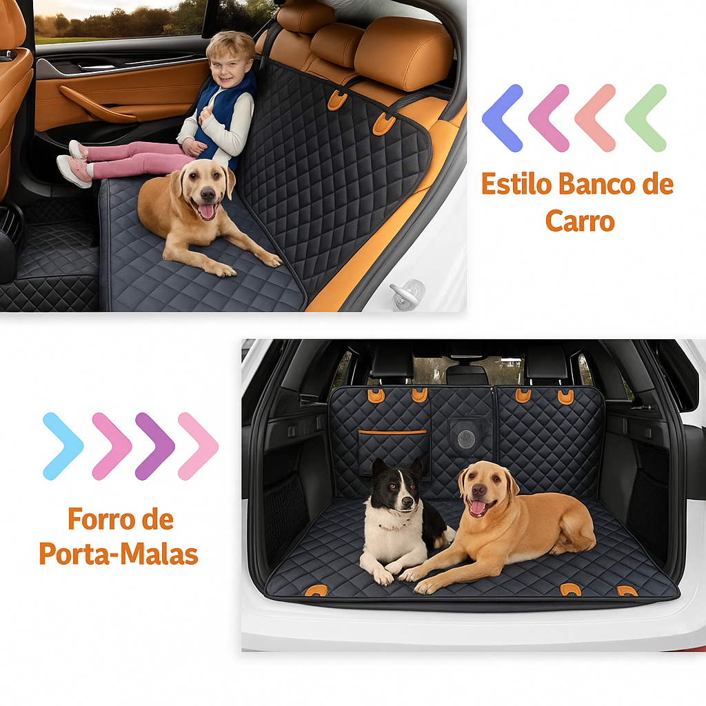 Capa de Banco para Cachorro - Impermeável, Resistente e Confortável