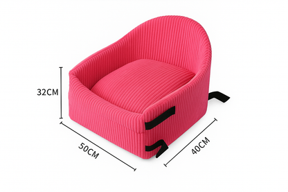 Capa de Assento para Cães - Almofada Lavável e Confortável