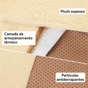 Almofada Térmica Auto-aquecimento para Pets | Lavável e Confortável