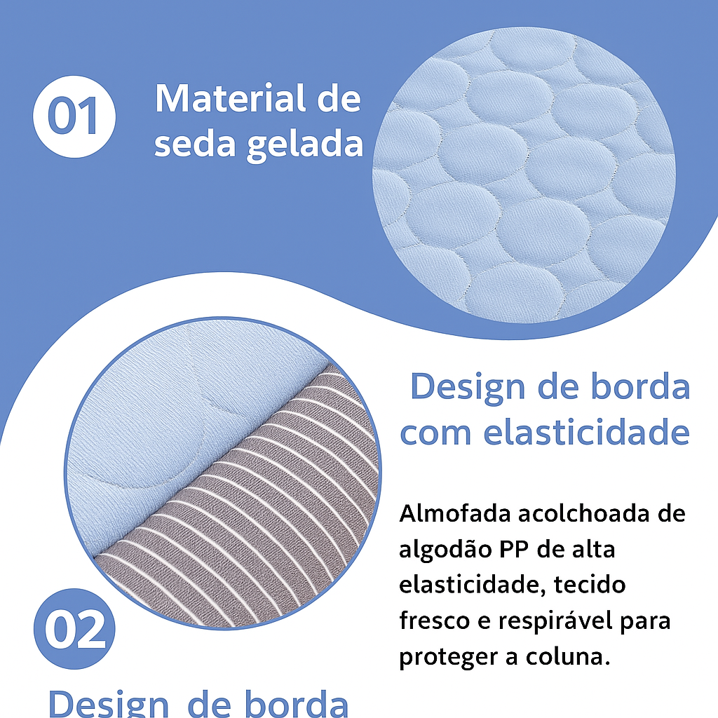 Cama Refrescante para Cães e Gatos | Almofada de Verão