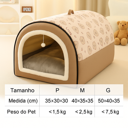 Cama Macia Antiderrapante para Cães Pequenos e Gatos