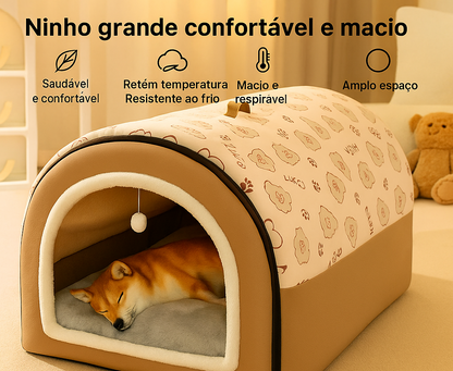 Cama Macia Antiderrapante para Cães Pequenos e Gatos