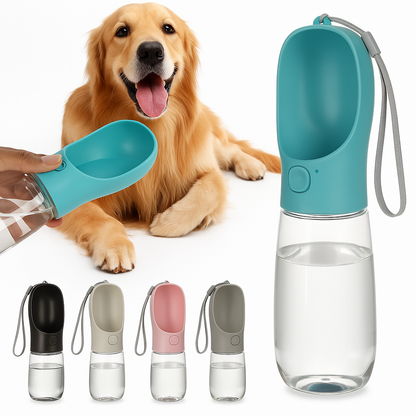 Garrafa Portátil para Cães | Antivazamento e Leve