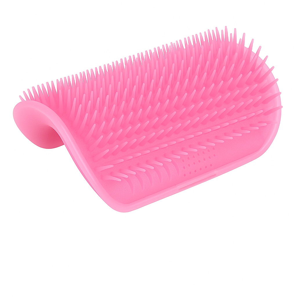 Escova Massageadora Pet - Remove Pelos e Estimula Circulação