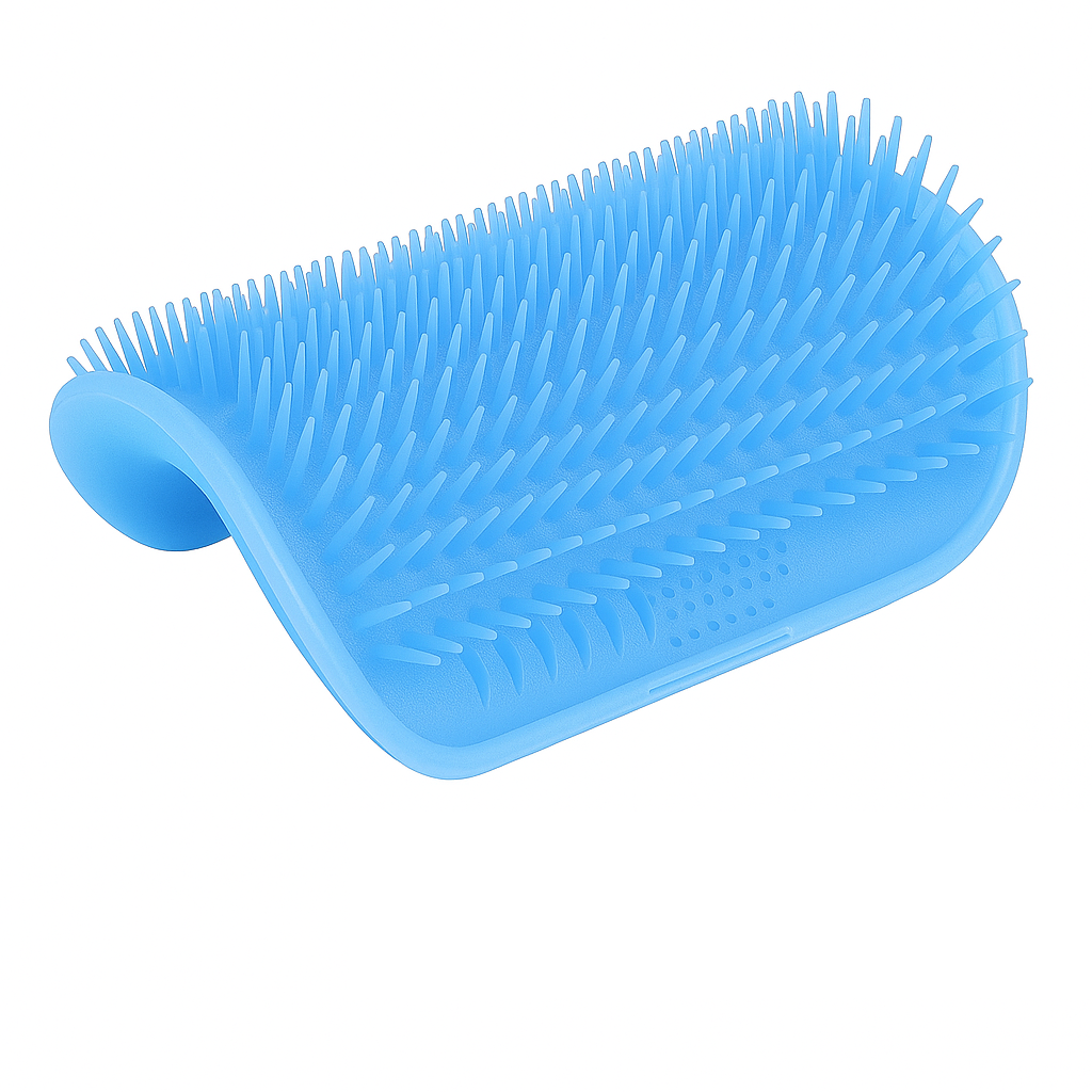 Escova Massageadora Pet - Remove Pelos e Estimula Circulação