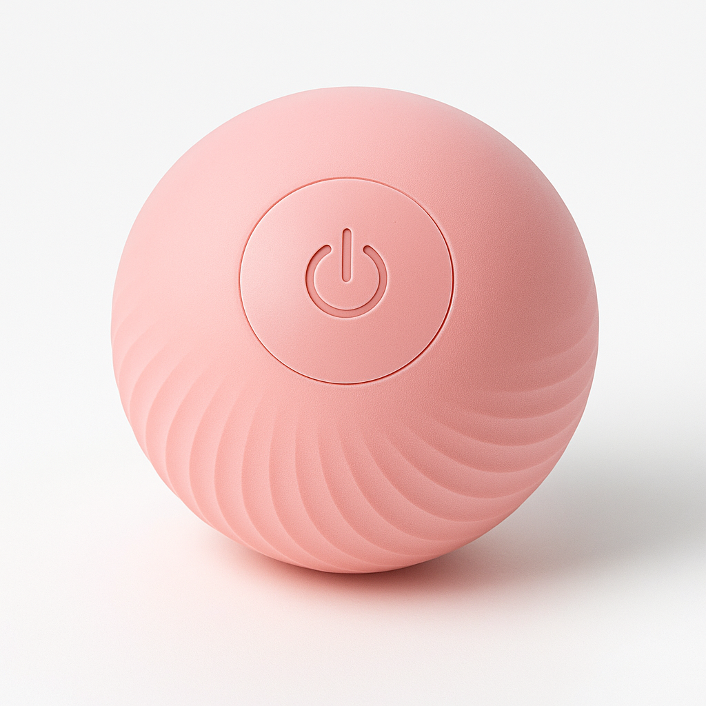 Brinquedo Bolinha Automática Interativa LED USB para Gatos e Cães