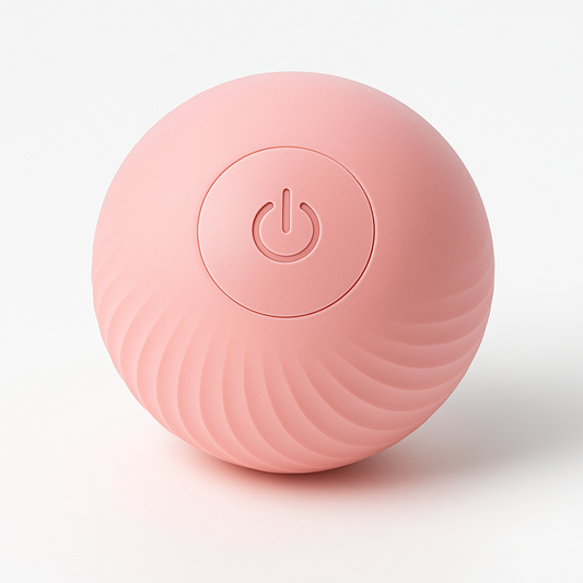 Brinquedo Bolinha Automática Interativa LED USB para Gatos e Cães