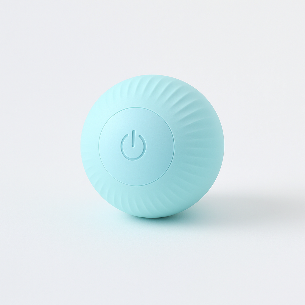 Brinquedo Bolinha Automática Interativa LED USB para Gatos e Cães