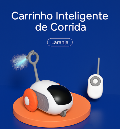 Brinquedo Inteligente para Gatos – Carrinho Rato Recarregável