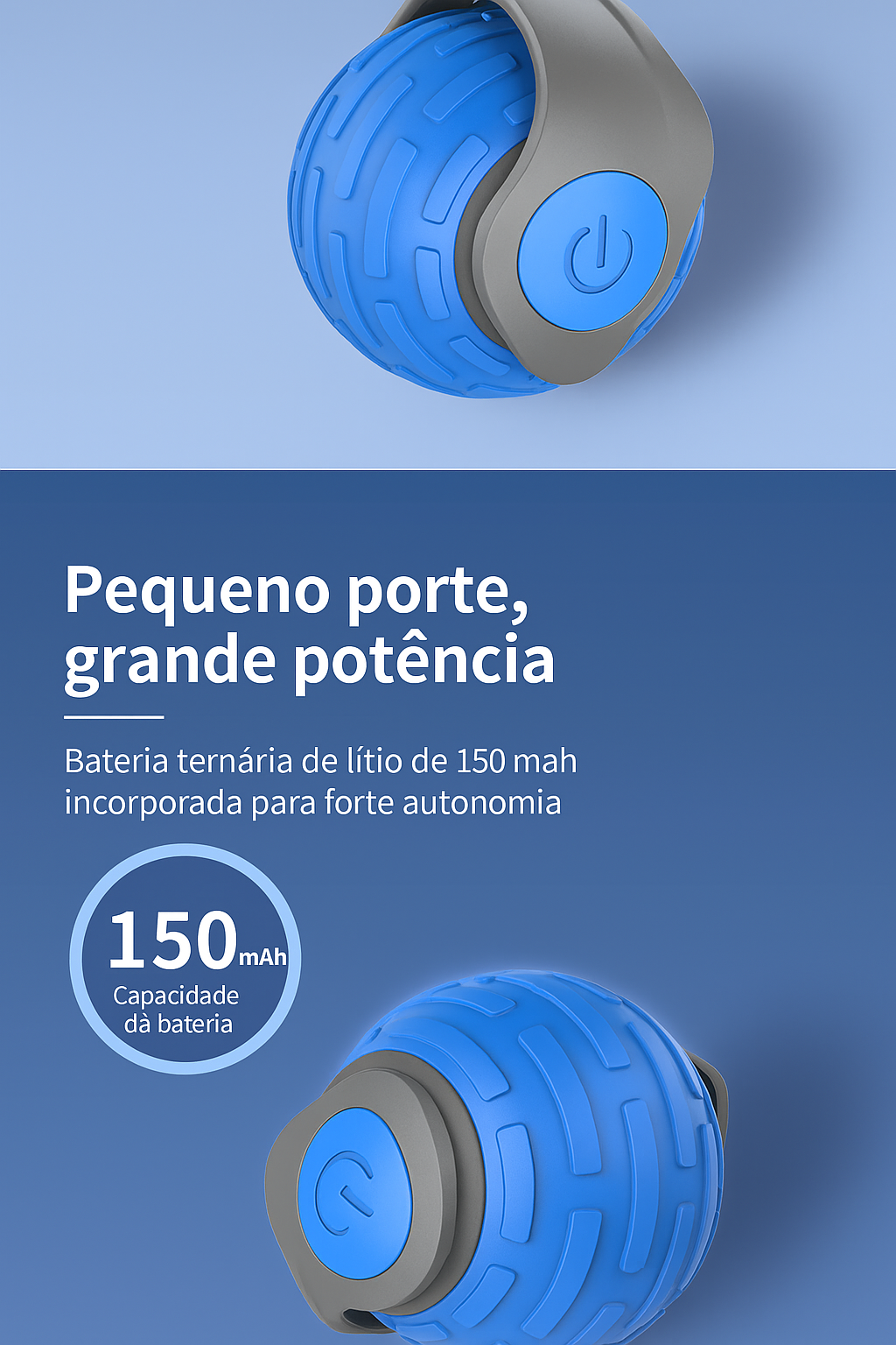 Bola Elétrica Interativa para Gatos – USB / Antiestresse