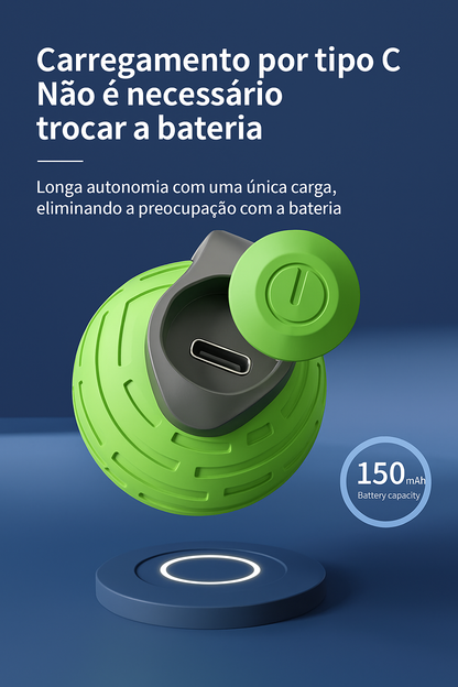 Bola Elétrica Interativa para Gatos – USB / Antiestresse
