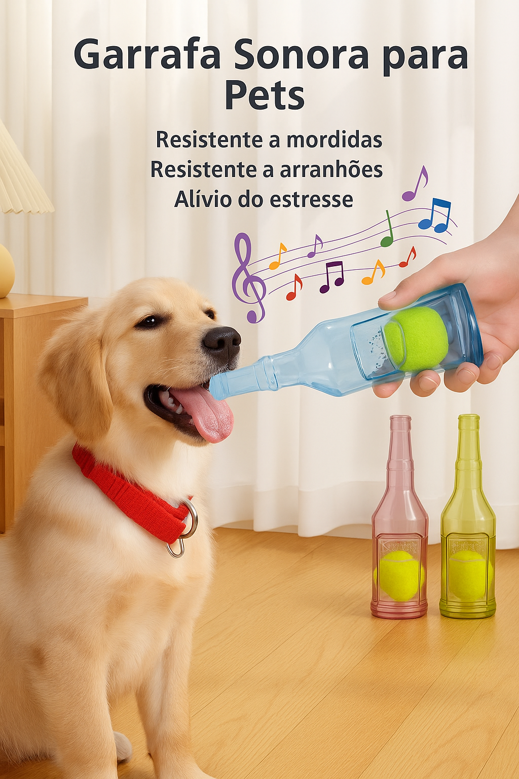 Brinquedo Interativo e Mastigável para Cães com Som