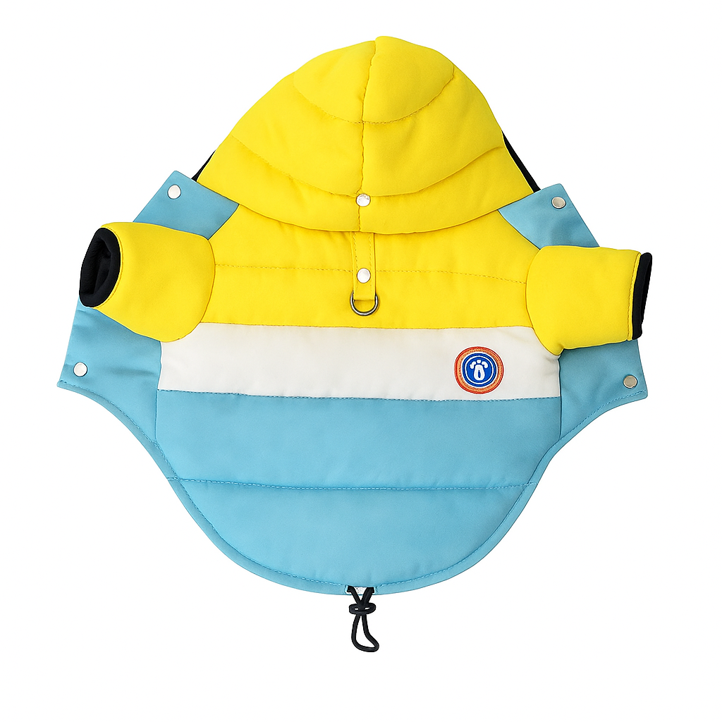 Casaco de Algodão Quente para Cães e Gatos no Inverno