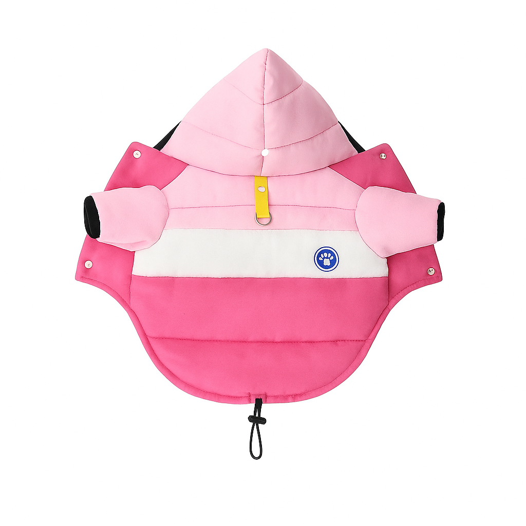 Casaco de Algodão Quente para Cães e Gatos no Inverno