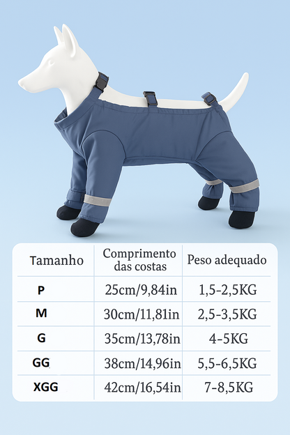 Botas Impermeáveis Antiderrapantes para Cães – Fácil de Vestir