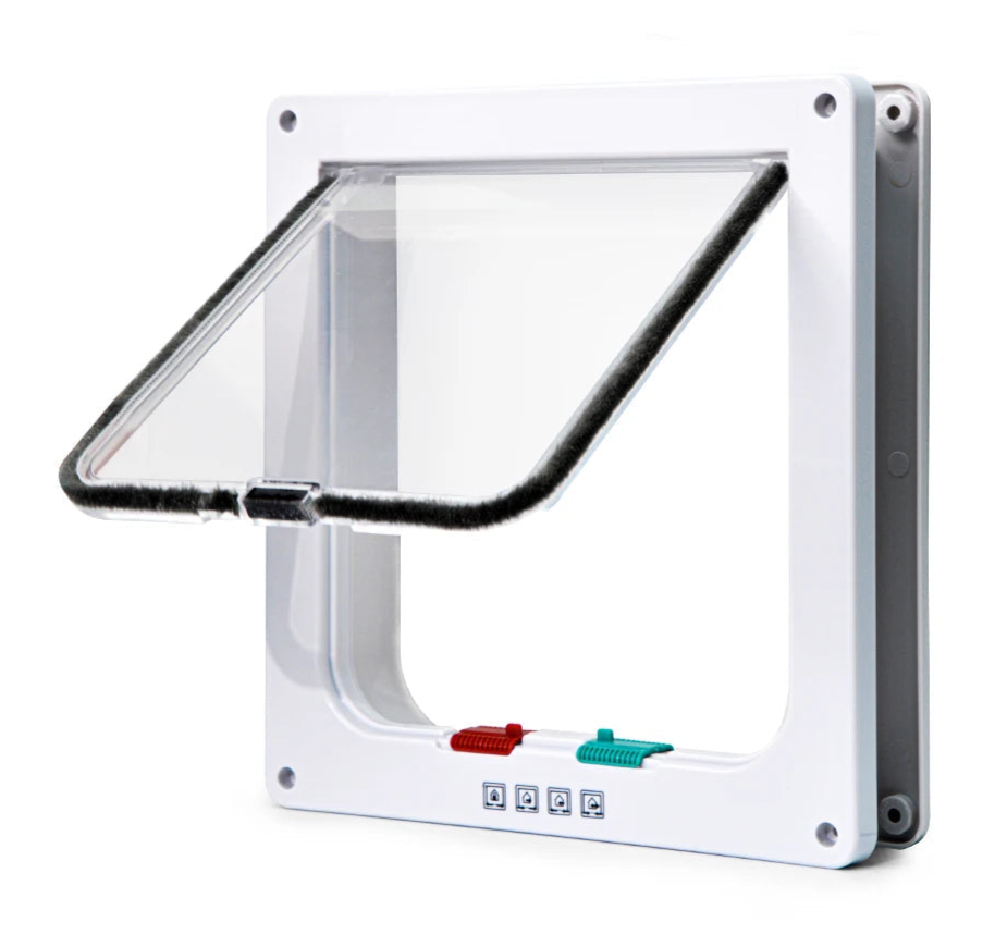 Porta Inteligente para Pets 4 Vias | Trava Segura para Cães e Gatos