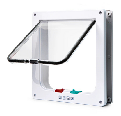 Porta Inteligente para Pets 4 Vias | Trava Segura para Cães e Gatos