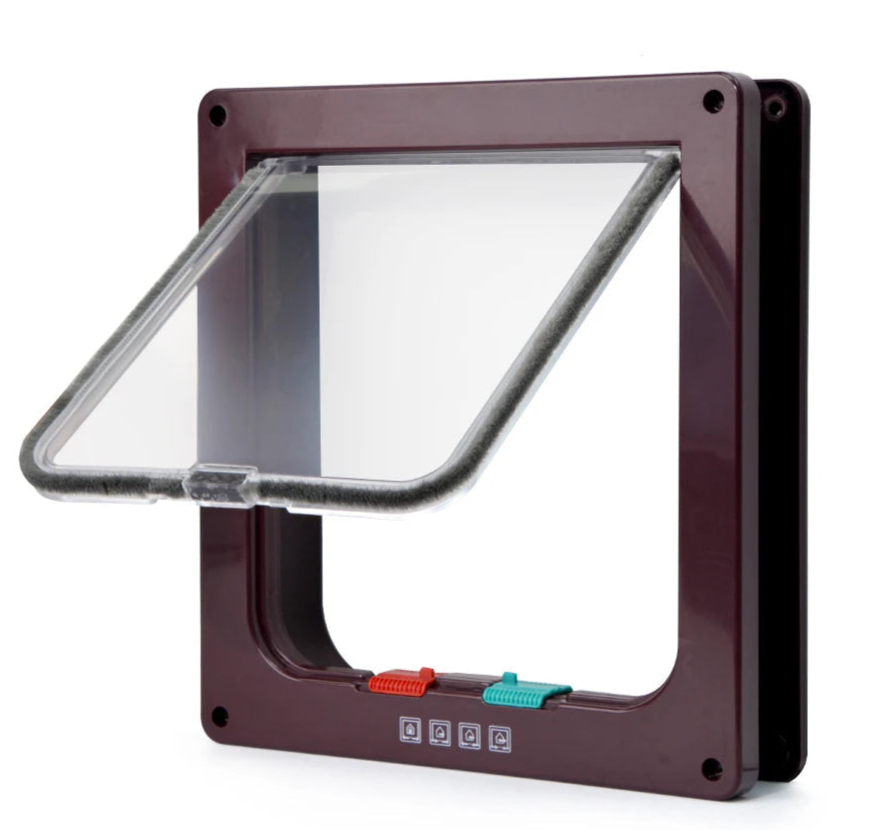 Porta Inteligente para Pets 4 Vias | Trava Segura para Cães e Gatos